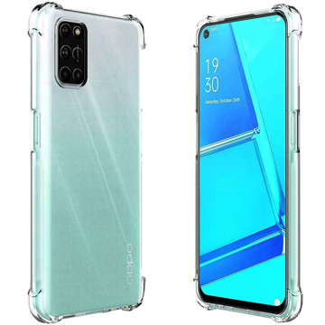 ShockProof Alogy Armored Case für Oppo A54 / A74 / A93 5G Transparent