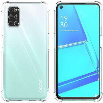 ShockProof Alogy Armored Case für Oppo A54 / A74 / A93 5G Transparent