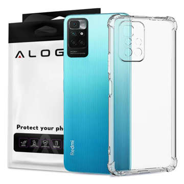 ShockProof Alogy Case für Xiaomi Redmi 10 Clear Glass Full Glue