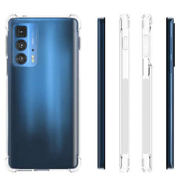 ShockProof Alogy Silikonhülle für Motorola Moto Edge 20 Pro Transparent