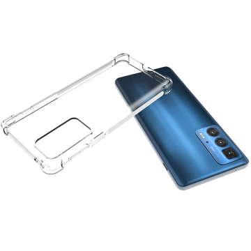 ShockProof Alogy Silikonhülle für Motorola Moto Edge 20 Pro Transparent