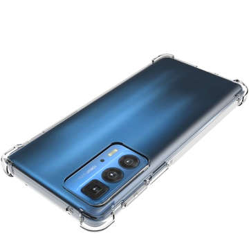 ShockProof Alogy Silikonhülle für Motorola Moto Edge 20 Pro Transparent