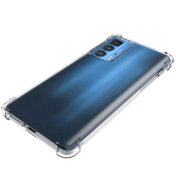 ShockProof Alogy Silikonhülle für Motorola Moto Edge 20 Pro Transparent