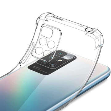 ShockProof Alogy Silikonhülle für Xiaomi Redmi Note 11 Pro Plus Transparent