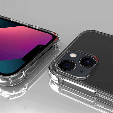 ShockProof Alogy gepanzerte Hülle für Apple iPhone 14 Plus Transparent