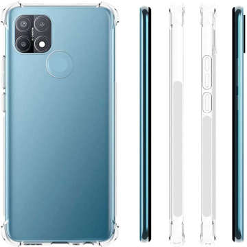 ShockProof Alogy gepanzerte Schutzhülle für Oppo A15 / A15s Transparent