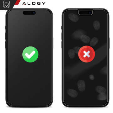 Sichtschutzglas für iPhone 14 Plus / 14 Pro Max Anti-Spy Private Anti-Spy Displayschutzfolie aus gehärtetem Mattglas Alogy