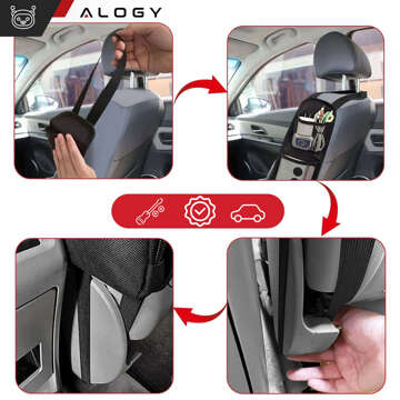 Side Car Organizer Seat Autositzbezug Alogy Car Schwarz