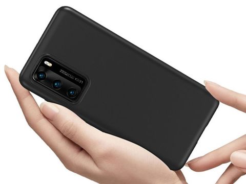 Silikonhülle Alogy Slim Case für Huawei P40 schwarz