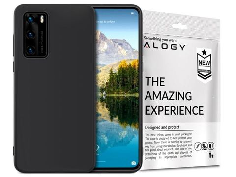 Silikonhülle Alogy Slim Case für Huawei P40 schwarz