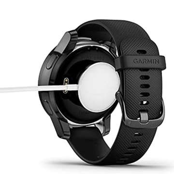 Silikonhüllenauflage mit Schutzfolie Alogy für Garmin Venu 2s 40mm Schwarz