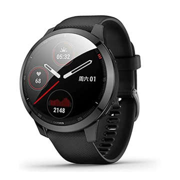 Silikonhüllenauflage mit Schutzfolie Alogy für Garmin Venu 2s 40mm Schwarz