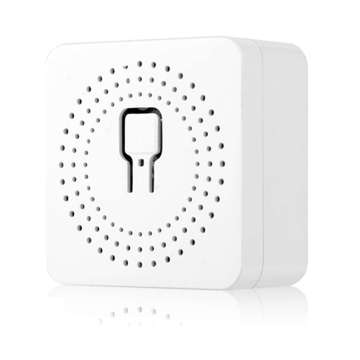 Smart Set aus 2x WiFi Schalter Alogy Mini Einbauschalter Tuya Smart Life 16A Smart Home weiß