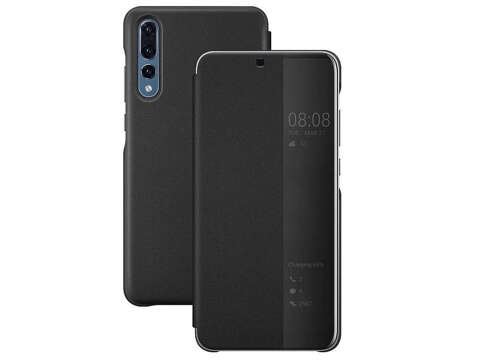 Smart View Cover für Huawei P20 Pro Schwarz