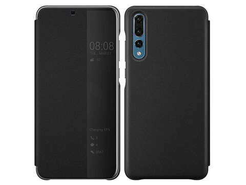 Smart View Cover für Huawei P20 Pro Schwarz