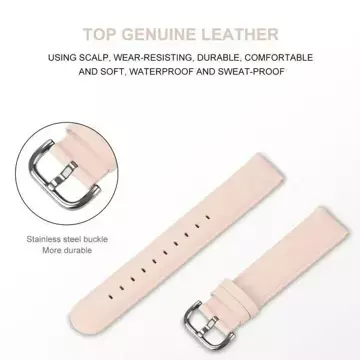 Smartwatch Armband Beline Uhrenarmband universal für 20mm Elegance pink/pink