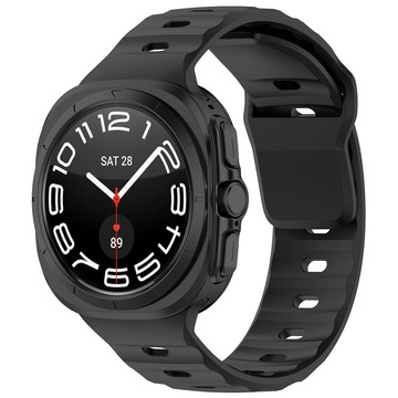 Smartwatch-Band Uhrenarmband für Samsung Galaxy Watch Ultra 47 mm Schwarz