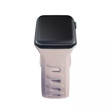 Smartwatch-Zubehör 3mk Silicone Watch Strap für Apple Watch 42/44/45/49 mm Latte