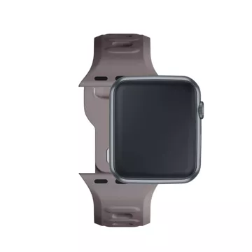 Smartwatch-Zubehör 3mk Silicone Watch Strap für Apple Watch 42/44/45/49 mm Taupe