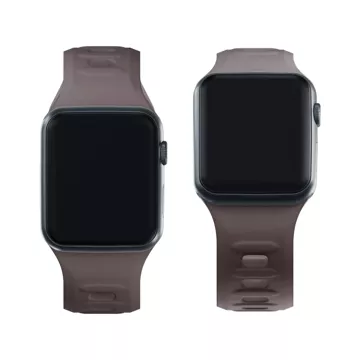 Smartwatch-Zubehör 3mk Silicone Watch Strap für Apple Watch 42/44/45/49 mm Taupe