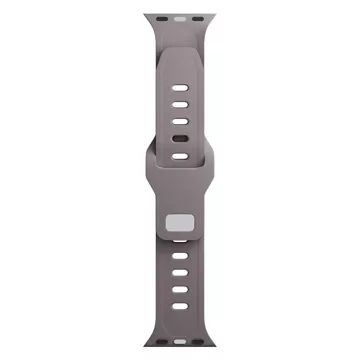 Smartwatch-Zubehör 3mk Silicone Watch Strap für Apple Watch 42/44/45/49 mm Taupe