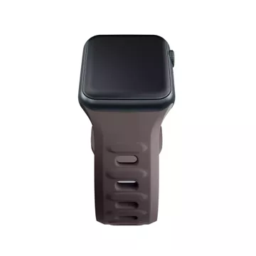 Smartwatch-Zubehör 3mk Silicone Watch Strap für Apple Watch 42/44/45/49 mm Taupe