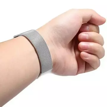 Smartwatchband Schickes Universalband für 22mm silber/silber