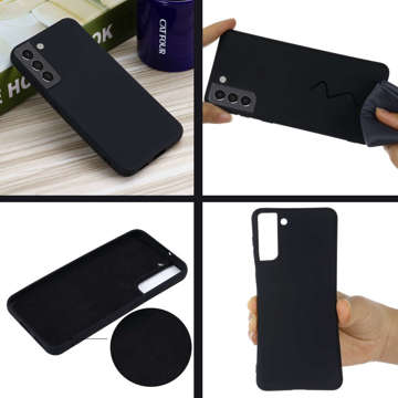 Soft Case Gel Flexible Hülle für Samsung Galaxy A52s 5G / A52 5G / A52 4G Schwarz