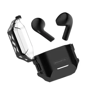 Somostel TWS Armor ANC SMS-I550 In-Ear-Bluetooth 5.0-Funkkopfhörer mit Hülle Schwarz