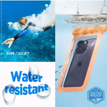 Spigen A601 Universelles wasserdichtes Gehäuse Aprikose