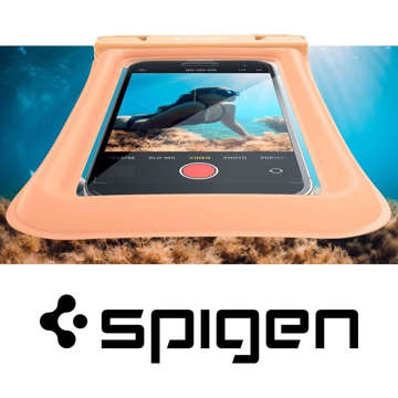 Spigen A610 Universelles wasserdichtes Schwimmgehäuse Aprikose