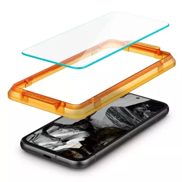 Spigen ALM Glas.TR 2er-Pack gehärtetes Glas für Google Pixel 8A Clear