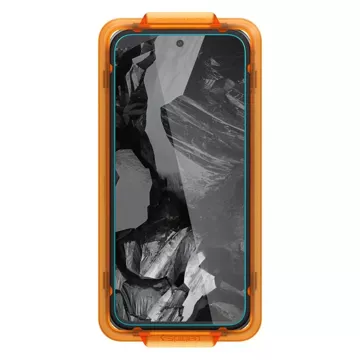 Spigen ALM Glas.TR 2er-Pack gehärtetes Glas für Google Pixel 8A Clear