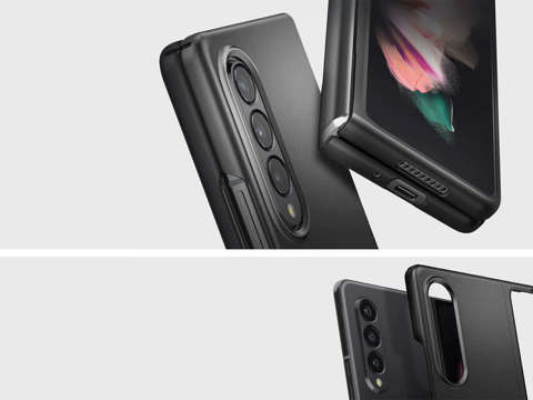 Spigen AirSkin Schutzhülle für Samsung Galaxy Z Fold 3 5G Schwarz