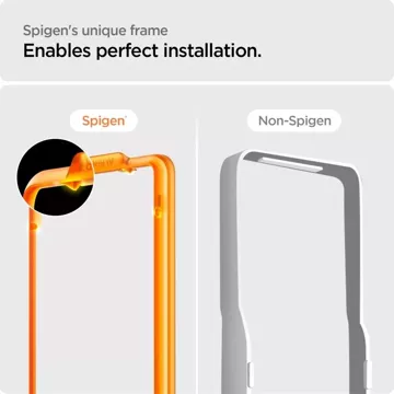 Spigen Alm Glas.tR 2er-Pack gehärtetes Glas für Nothing Phone 2A Clear