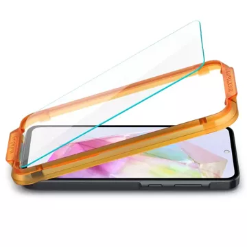 Spigen Alm Glas.tR Panzerglas 2er-Pack für Samsung Galaxy A35 5G Klar