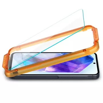 Spigen Alm Glas.tR Panzerglas 2er-Pack für Samsung Galaxy A55 5G Klar