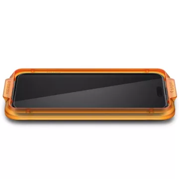 Spigen Alm Glass FC 2er-Pack gehärtetes Glas für Apple iPhone 15 Pro Max Schwarz