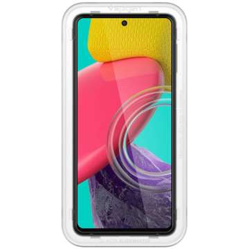 Spigen Alm Glass FC Panzerglas für Samsung Galaxy M53 5G Schwarz