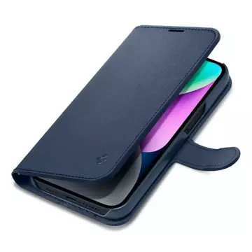 Spigen Brieftasche für das iPhone 14 in klassischem Blau