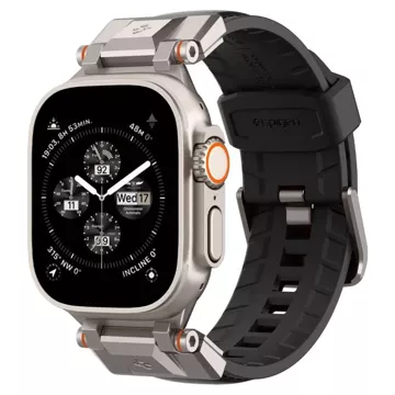 Spigen Durapro Armor PU-Schutzhülle für Apple Watch 4 / 5 / 6 / 7 / 8 / 9 / Se / Ultra 1 / 2 (42 / 44 / 45 / 49 mm) schwarz