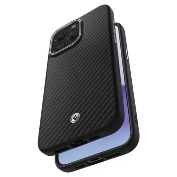 Spigen Enzo Made Mag Safe Hülle für Apple iPhone 15 Pro Max Mattschwarz