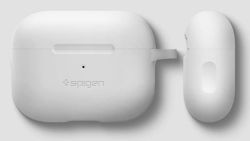 Spigen Fit Silikonhülle für Apple Airpods Pro weiß