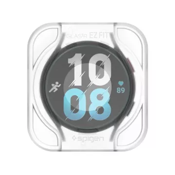 Spigen Glas.Tr „Ez-Fit“ 2er-Pack gehärtetes Glas für Samsung Galaxy Watch 6 (40 mm), klar