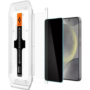 Spigen Glas.tR „Ez Fit“ 2er-Pack gehärtetes Glas für Samsung Galaxy S24 Plus Privacy