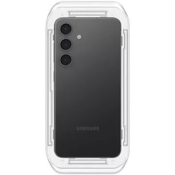 Spigen Glas.tR „Ez Fit“ 2er-Pack gehärtetes Glas für Samsung Galaxy S24 Plus Privacy