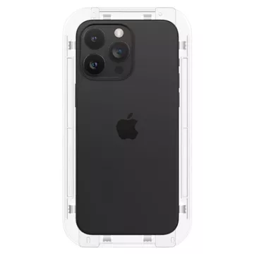 Spigen Glas.tR „Ez Fit“ FC 2er-Pack gehärtetes Glas für Apple iPhone 15 Pro Max Schwarz