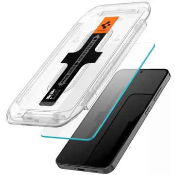 Spigen Glas.tR Panzerglas „EZ Fit“ 2er-Pack für Samsung Galaxy S24 Plus Klar