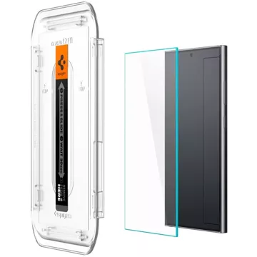 Spigen Glas.tR Panzerglas „EZ Fit“ 2er-Pack für Samsung Galaxy S24 Ultra Clear