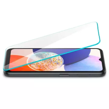Spigen Glas.tR Slim 2er-Pack gehärtetes Glas für Samsung Galaxy A15 4G / 5G / A25 5G Klar
